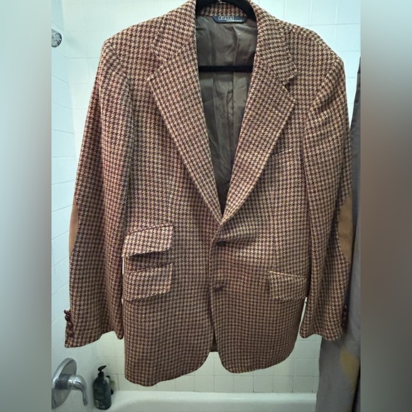 Vintage‎ Polo Ralph Lauren Tweed Blazer Men’s Store Bloomingdale’s Exclusive 40R
